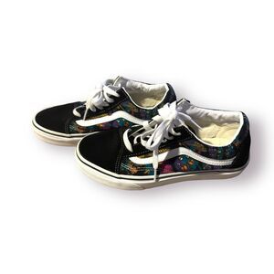 VANS Men's Old Skool 'Trippy Drip' Black Sneaker Shoe Size 5‎